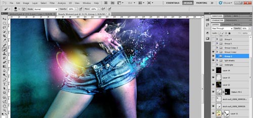 Создание красивых эффектов свечения в Photoshop Создание красивых эффектов свечения в Photoshop