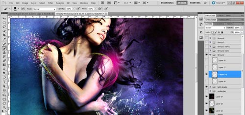 Создание красивых эффектов свечения в Photoshop Создание красивых эффектов свечения в Photoshop
