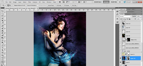 Создание красивых эффектов свечения в Photoshop Создание красивых эффектов свечения в Photoshop