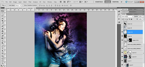 Создание красивых эффектов свечения в Photoshop Создание красивых эффектов свечения в Photoshop