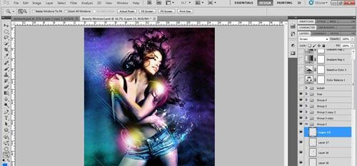 Создание красивых эффектов свечения в Photoshop Создание красивых эффектов свечения в Photoshop