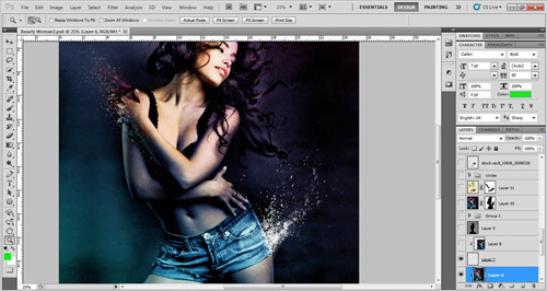 Создание красивых эффектов свечения в Photoshop Создание красивых эффектов свечения в Photoshop