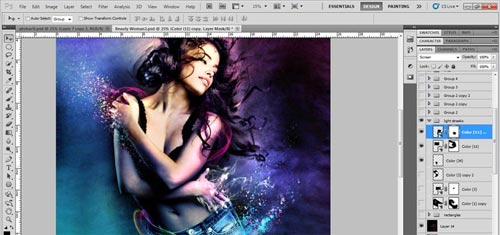 Создание красивых эффектов свечения в Photoshop Создание красивых эффектов свечения в Photoshop