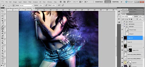 Создание красивых эффектов свечения в Photoshop Создание красивых эффектов свечения в Photoshop